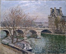 Le Pont Royal et le Pavillon de Flore, 1903. Creator: Camille Pissarro.