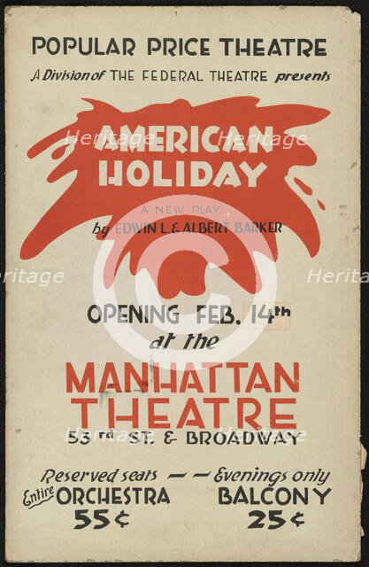 American Holiday, New York, 1936. Creator: Unknown.