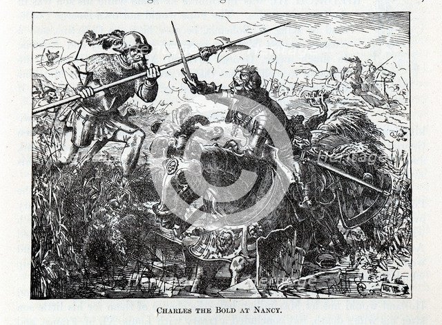 Charles the Bold at Nancy, 1882. Artist: Anonymous  