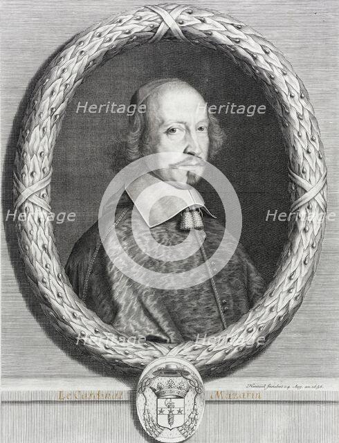 Cardinal Mazarin, 1656. Creator: Robert Nanteuil.