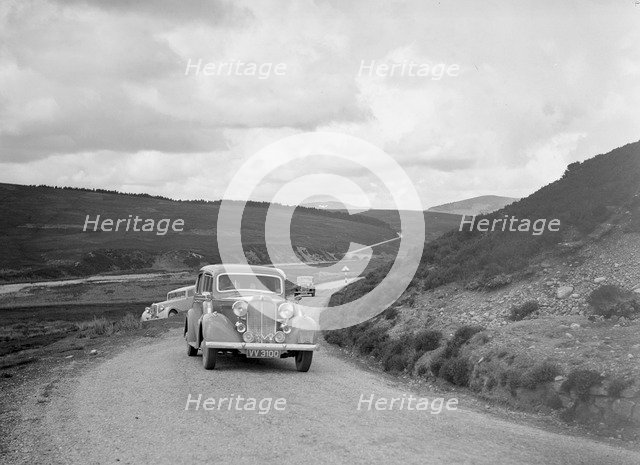 Vauxhall Big Six saloon of WT Grose, RSAC Scottish Rally, 1933. Artist: Bill Brunell.