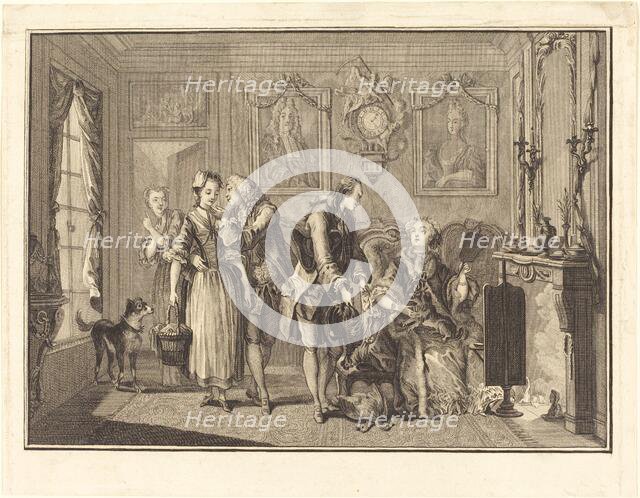 La jolie fermiere. Creators: Joseph de Longueil, Charles Eisen.