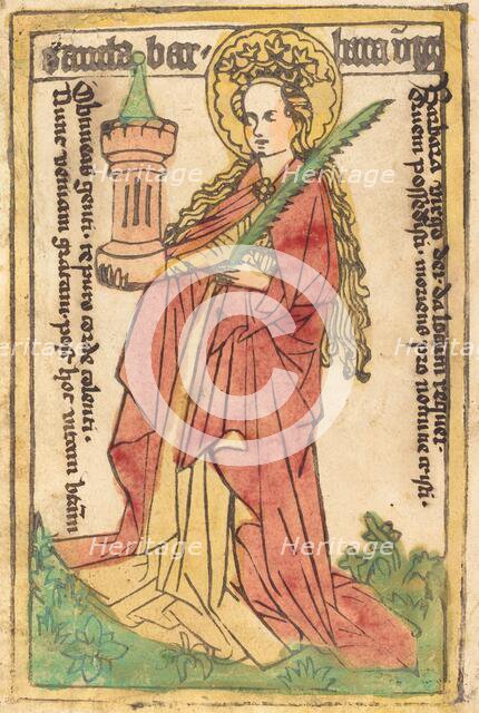 Saint Barbara, 1440/1460. Creator: Unknown.