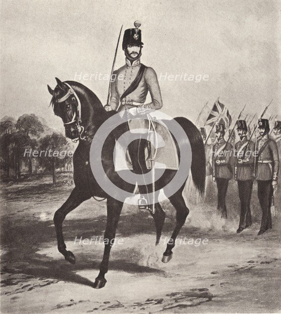 '33rd (1st Yorkshire West Riding) (Review Order)', 1855 (1909). Creator: John Harris the Younger.