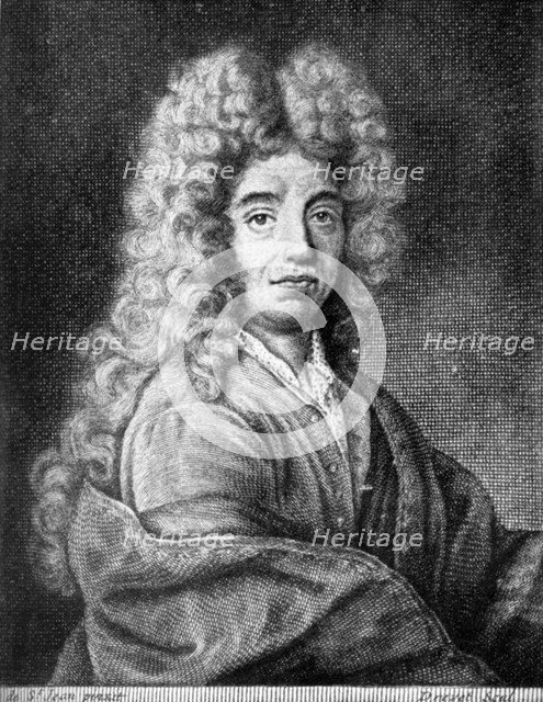 Jean de La Bruyere, French essayist and moralist, 17th century.Artist: Saint Jean