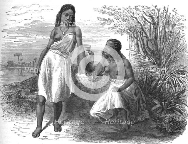 'Young Girls of Taka; A journey through Soudan and Western Abyssinia, with Reminiscences..., 1875. Creator: Unknown.