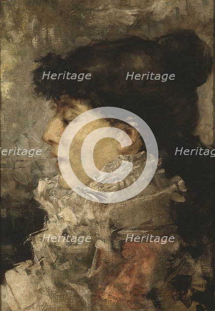 Portrait of Sarah Bernhardt (1844-1923), 1870s.