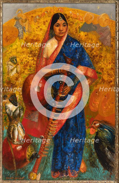 Ramayana, c. 1930. Creator: Grigoriev, Boris Dmitryevich (1886-1939).