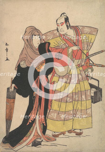 Scene from a Drama, ca. 1778. Creator: Shunsho.