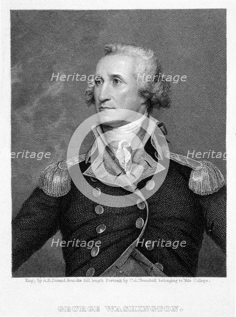George Washington, first President of the United States of America, (19th century). Artist: Asher Brown Durand