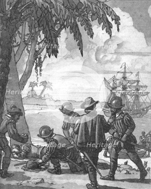 'Drake's Great Surprise for a Sleeping Man', c1934. Artist: Unknown.