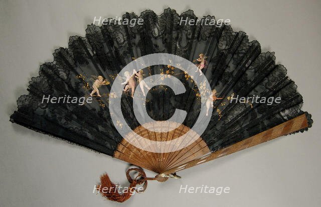 Fan, French, 1885-95. Creator: Unknown.