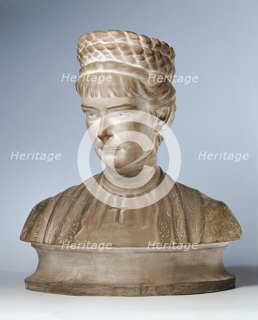 Empress Elisabeth with hair crown, undated. Creator: Stefan Schwartz.