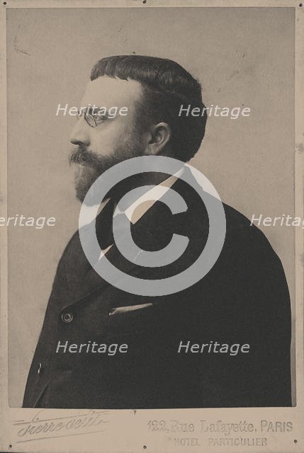 Portrait of the Composer Paul Vidal (1863-1931). Creator: Anonymous.