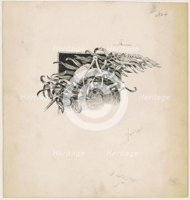 Hammer and Compass, 1890-1891. Creator: James Henry Moser.