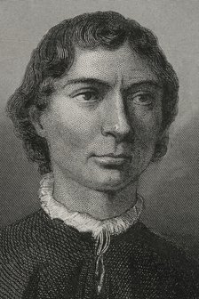 Niccolò Machiavelli  (1469-1527), Italian Renaissance writer and statesman, 1856.  Creator: Unknown.