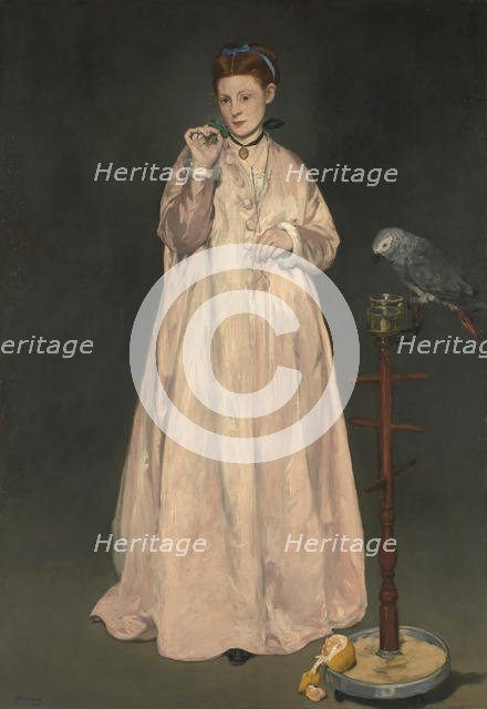 Young Lady in 1866, 1866. Creator: Edouard Manet.