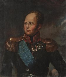 Portrait of Emperor Alexander I (1777-1825). Creator: Anonymous.