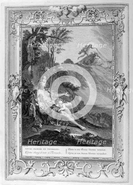'Clytia Turned into a Turnesole', 1733. Artist: Bernard Picart