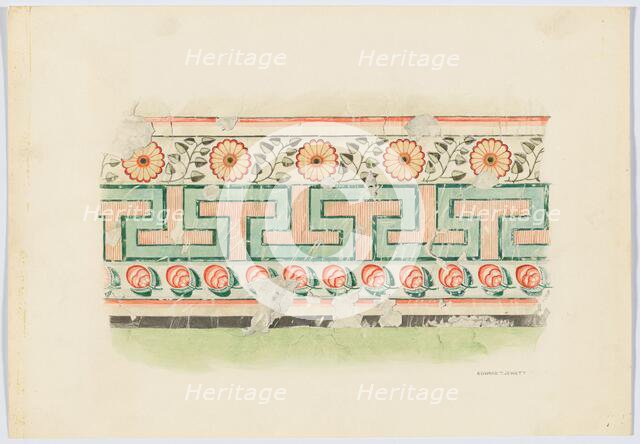 Wall Painting, 1939. Creator: Edward Jewett.