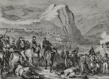 French Revolutionary Wars: Italian campaign - Battle of Rivoli (14 January 1797), 1879. Creator: Launay-Marchand.