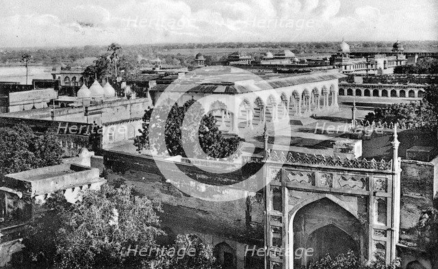 Diwan-i-am inside the Agra Fort, 20th century. Artist: Unknown