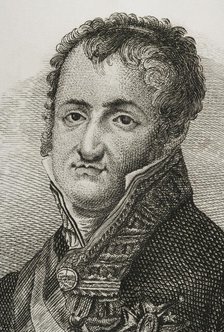 Portrait of Ferdinand VII (1784-1833), King of Spain (1808-1833), 1842.  Creator: Jose Gomez.