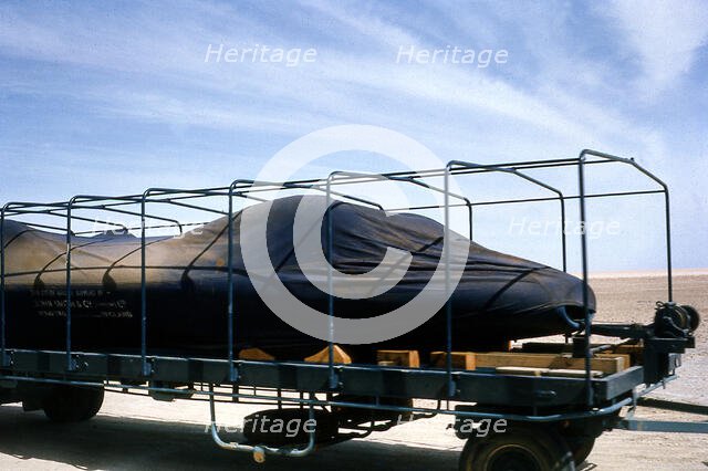 Bluebird CN7 being transported to Lake Eyre for World Record attempt, 1964. Creator: Unknown.