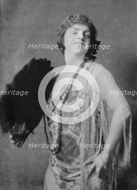 Mrs. Fergusen, portrait photograph, 1919 Mar. 13. Creator: Arnold Genthe.