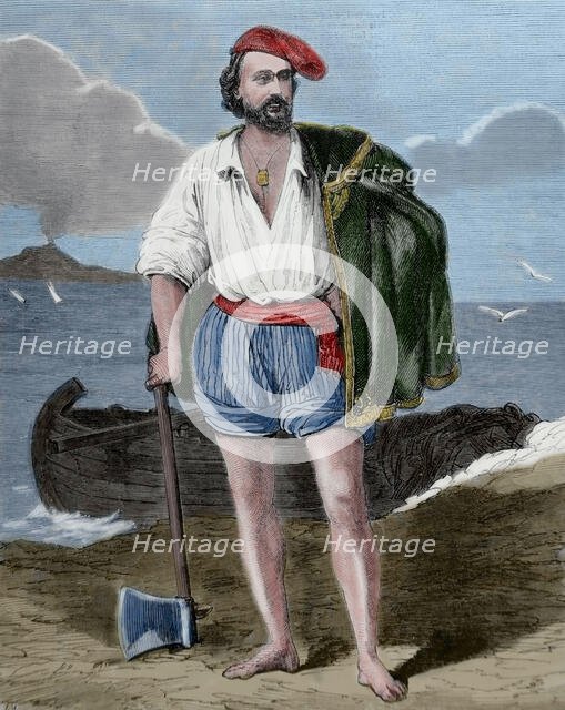 Masaniello, Italian revolutionary, (19th century).  Creator: Polhey.