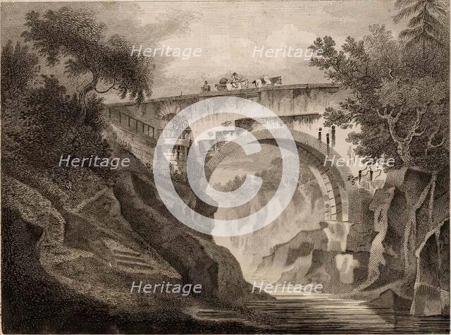 Gannachie Bridge (near Edzell, Angus), c1800s. Creator: James Fittler.