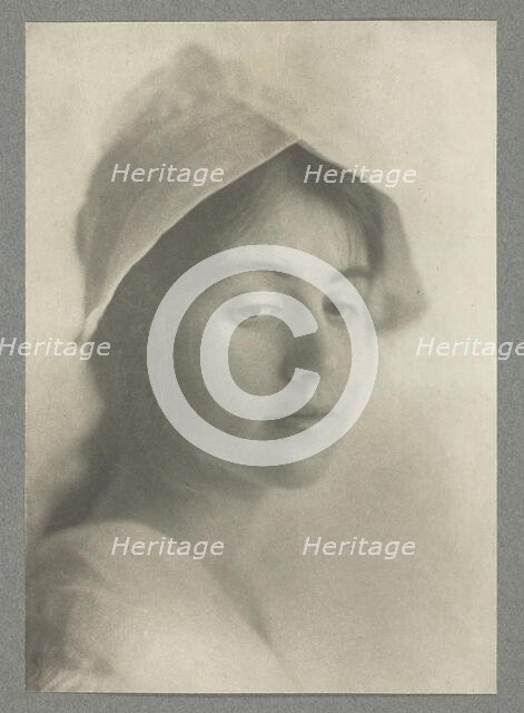 A Study Head, c. 1899. Creator: Eva Watson-Schutze.