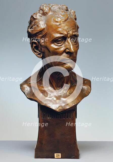 The actor Ludwig Martinelli, around 1902/1906. Creator: Johann Scherpe.