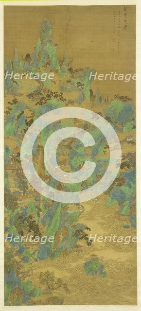 The Palaces and Gate Towers of Penglai, 1683. Creator: Zhu Dan.