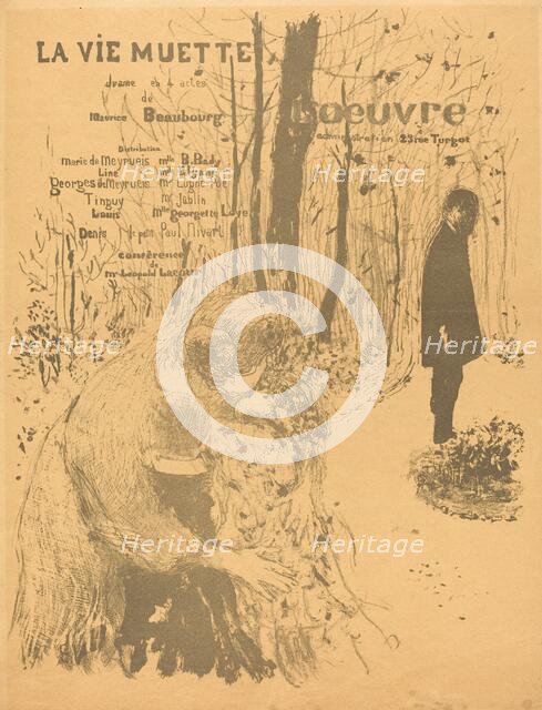 La Vie muette, 1894. Creator: Edouard Vuillard.