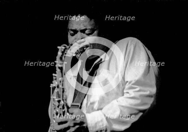 Pee Wee Ellis, Ronnie Scott's, Soho, London, March 1993.  Artist: Brian O'Connor.