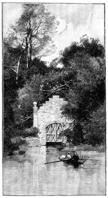 Eastwell Park: the boat-house, 1895. Creator: Unknown.