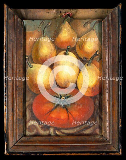 Figs and a tomato, between 1800 and 1899. Creator: Summonte.