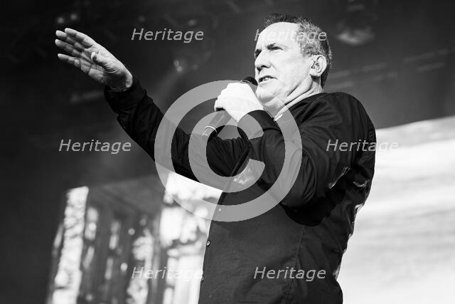 Andy McCluskey, OMD, live at Heritage Live, Audley End House, Essex, Aug 2023. Creator: Annapaola Marchesani.