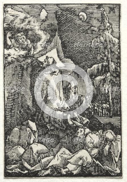 The Fall and Redemption of Man: Chirst on the Mount of Olives, c. 1515. Creator: Albrecht Altdorfer (German, c. 1480-1538).