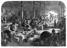 Steel manufactures of Sheffield, Yorkshire, 1866.  Creator: Mason Jackson.