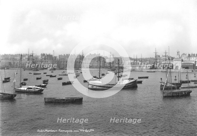 Ramsgate Harbour, Kent, , 1890-1910. Artist: Unknown