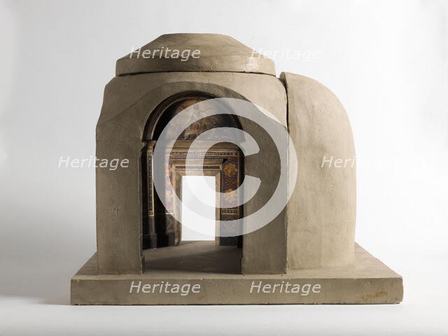 Maquette du décor de la chapelle des Morts (dite chapelle des Ames) église Notre-Dame..., c.1836. Creator: Merry Joseph Blondel.