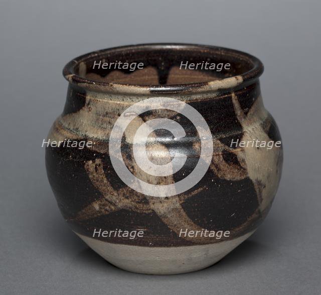 Jar: Jizhou Ware, 1200s-1300s. Creator: Unknown.