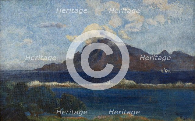 Paysage de Te Vaa, 1896. Creator: Gauguin, Paul Eugéne Henri (1848-1903).