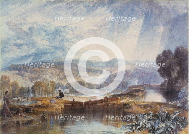 'More Park near Watford', 1823. Artist: JMW Turner