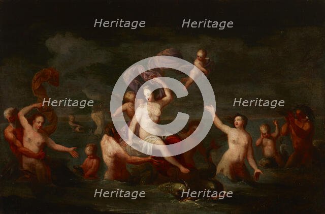 Amphitrite, Late 17th-early 18th century. Creators: Unknown, Follower of Filippo Lauri.