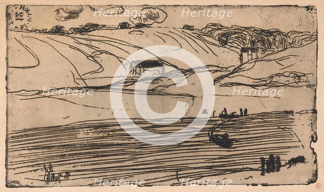 La Pèche (Fishing), 1893. Creator: Armand Seguin.