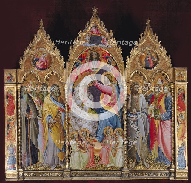 The Coronation of the Virgin, Early 15th cen..