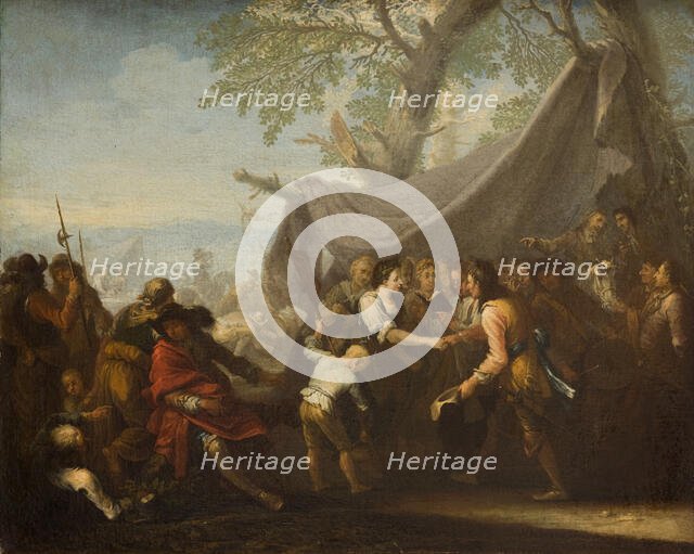 Event at a Military Camp (Wedding at a Military Camp), 1711. Creator: Georg Philipp Rugendas.